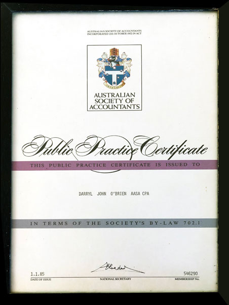 Public Practice Certificate
